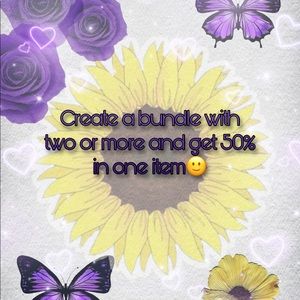 But one and get one 50% of by creating a bundle